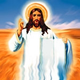 Painting, "Jesus Rising #4".